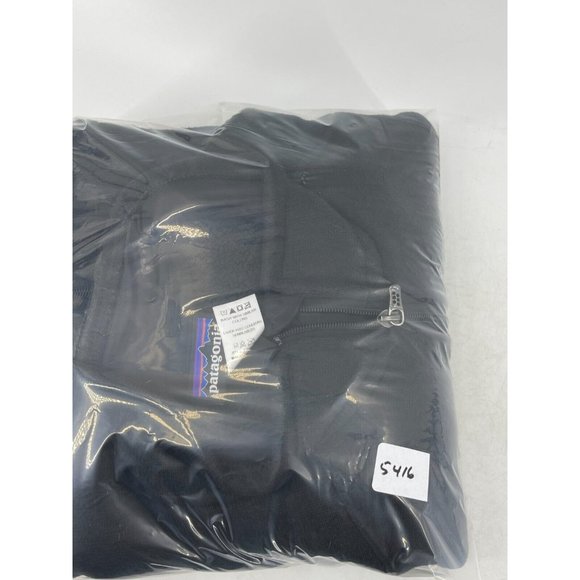 Patagonia Men's Black Full Zip Collared Fleece Sweatshirt Jacket Size XL - Picture 12 of 12